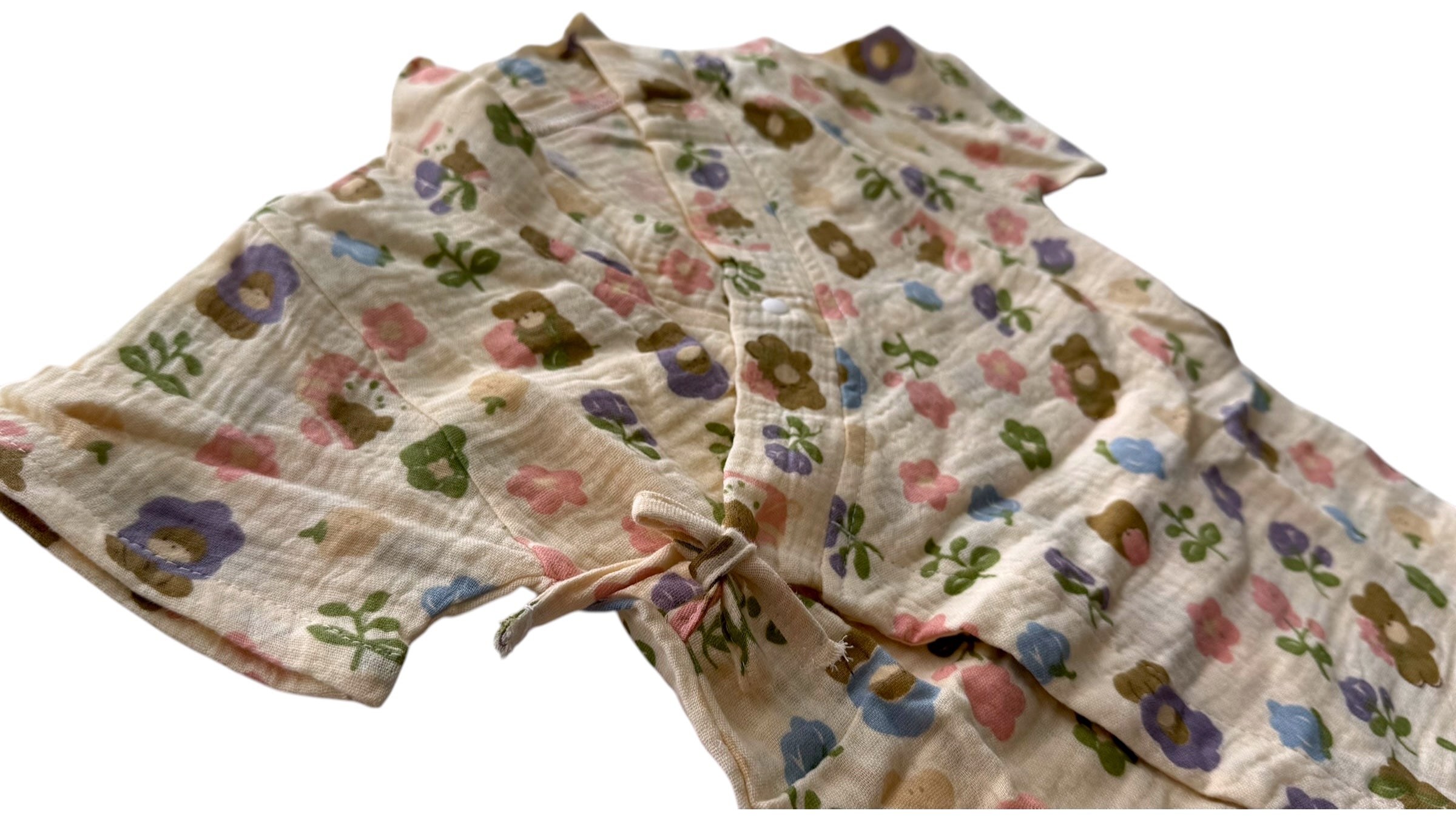 Little Posies Bear Kimono