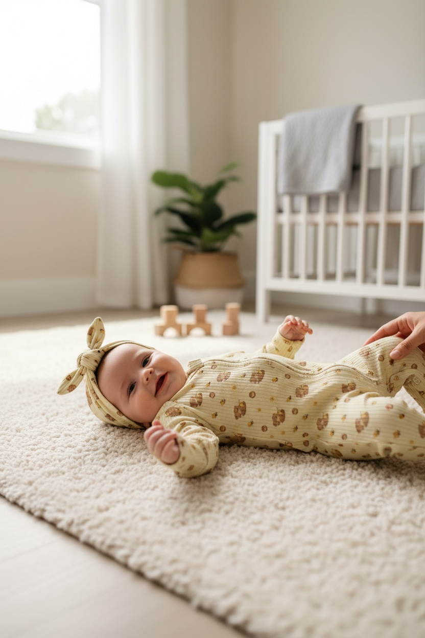 Honey Bear Bow/Beanie