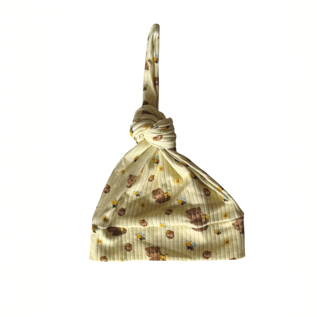 Honey Bear Bow/Beanie