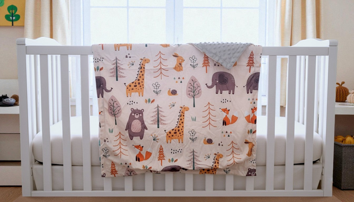 The Wild Snuggle Minky Dot Blanket