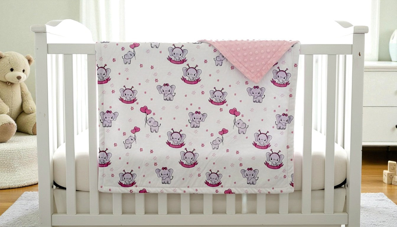 Little Dreamer Minky Dot Blanket