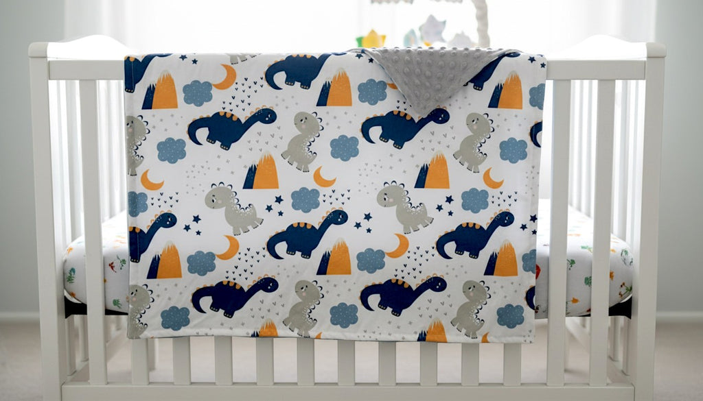 Dino-Mite Minky Dot Blanket